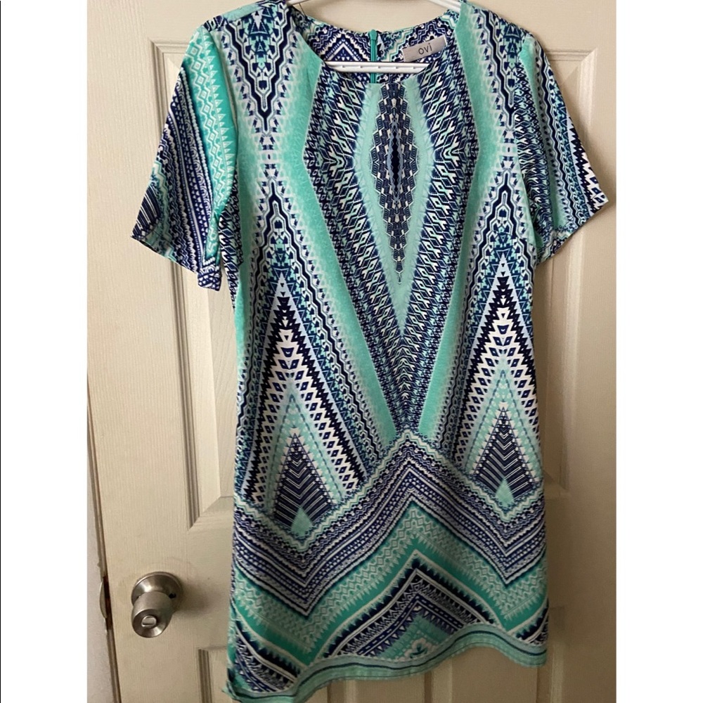 Shift dress with beautiful print